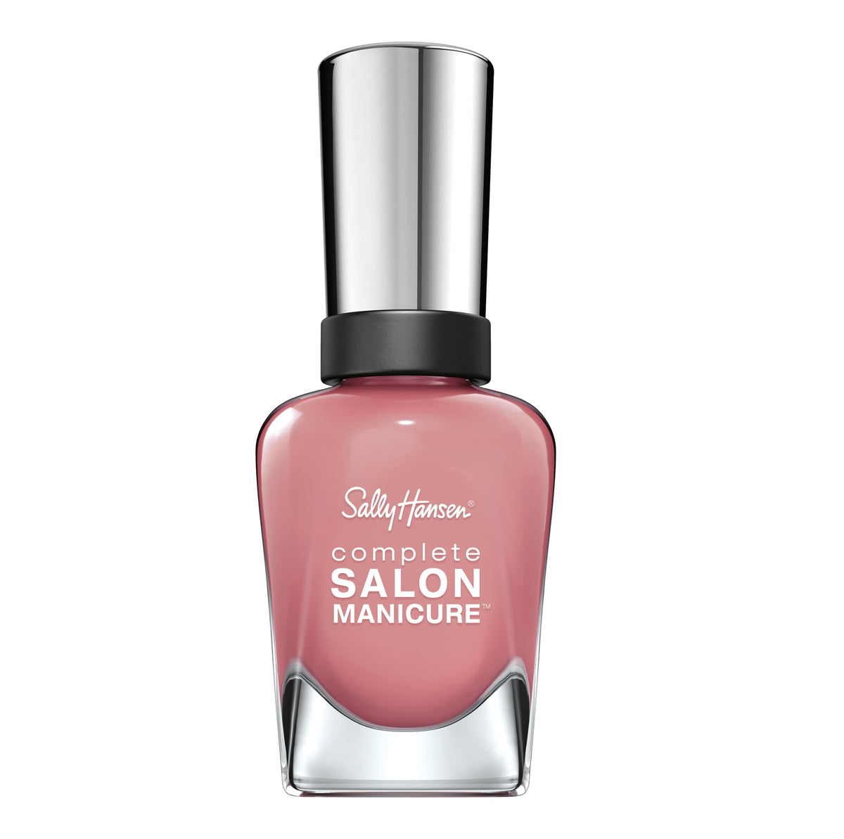 Sally Hansen front packaging showing Pink Pong shade and glossy finish benefit