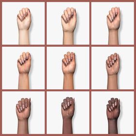 Sally Hansen on manicured nails in natural light showing wearable elegance and resilience benefit