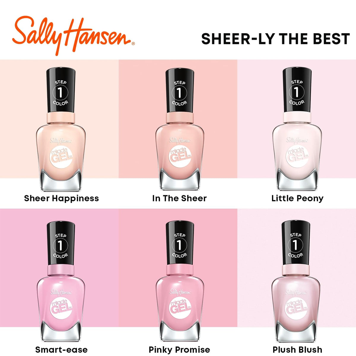 Sally Hansen macro of polish texture illustrating high-gloss, chip-resistant formula