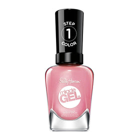 Sally Hansen bottle front packaging showing light pink shade and glossy finish