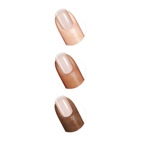 Sally Hansen clear polish texture drip illustrating quick-dry protective layer