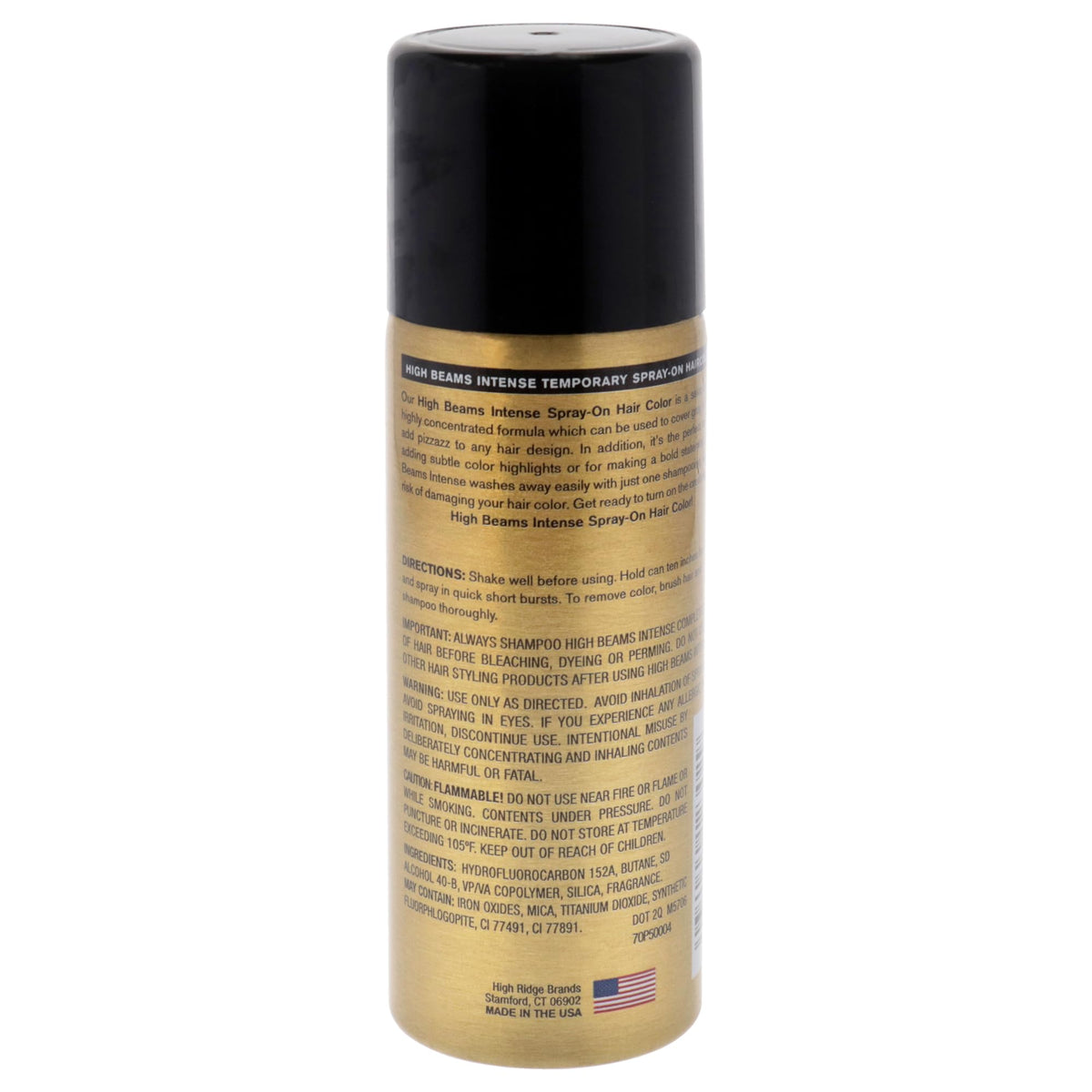 Salon Grafix spraying black pigment onto roots for instant coverage and event-ready finish