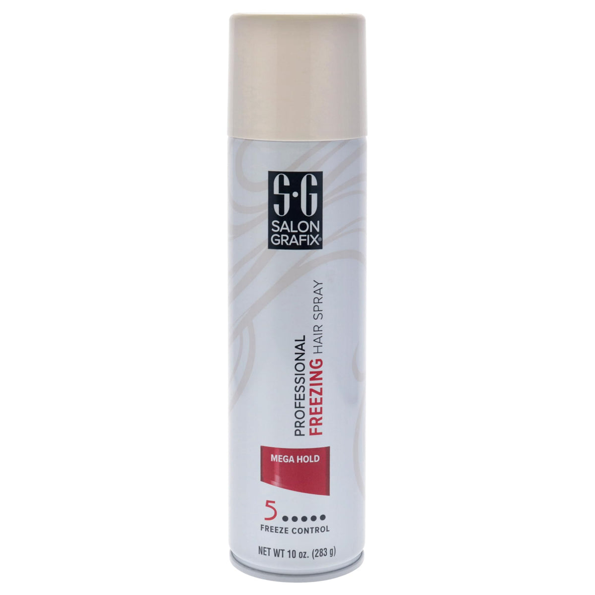 Salon Grafix front can showing label and 10 oz size, professional hold benefit