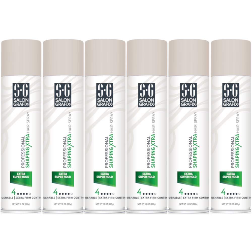 Salon Grafix front packaging showing can and label for professional hold