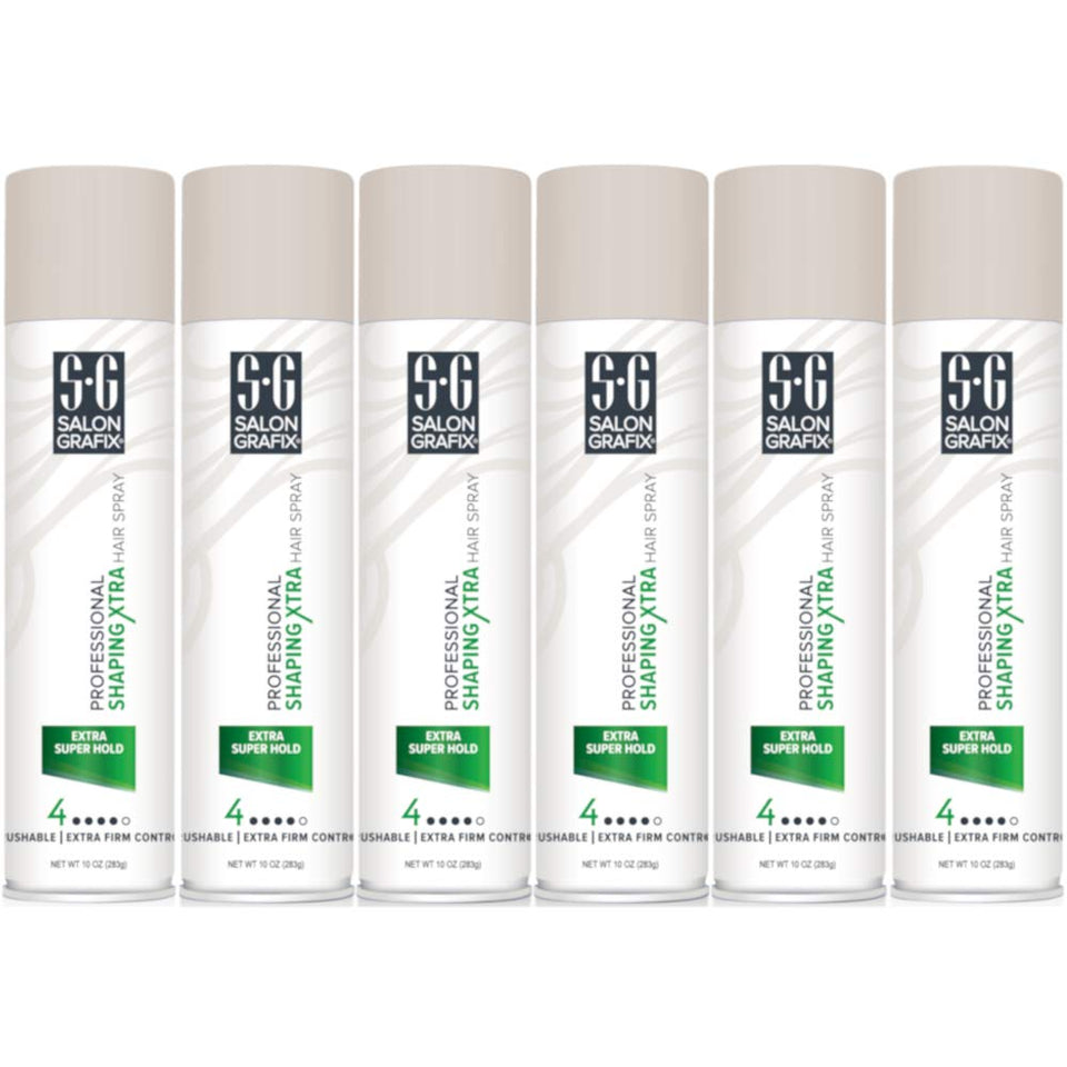 Salon Grafix front packaging showing can and label for professional hold