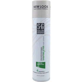 Salon Grafix in-use by stylist shaping hair for long-lasting hold