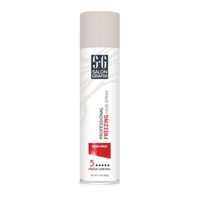 Salon Grafix spray in action securing a styled updo for lasting hold