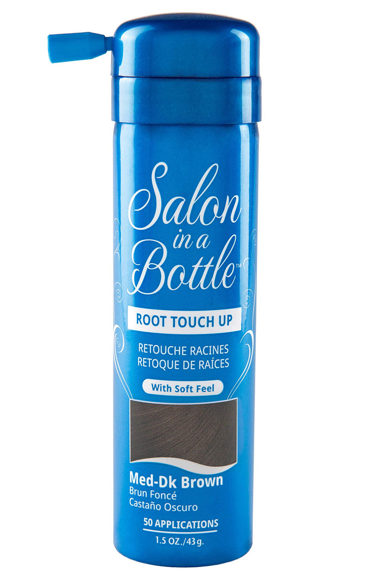 Salon in a Bottle front can showing label and shade for quick selection