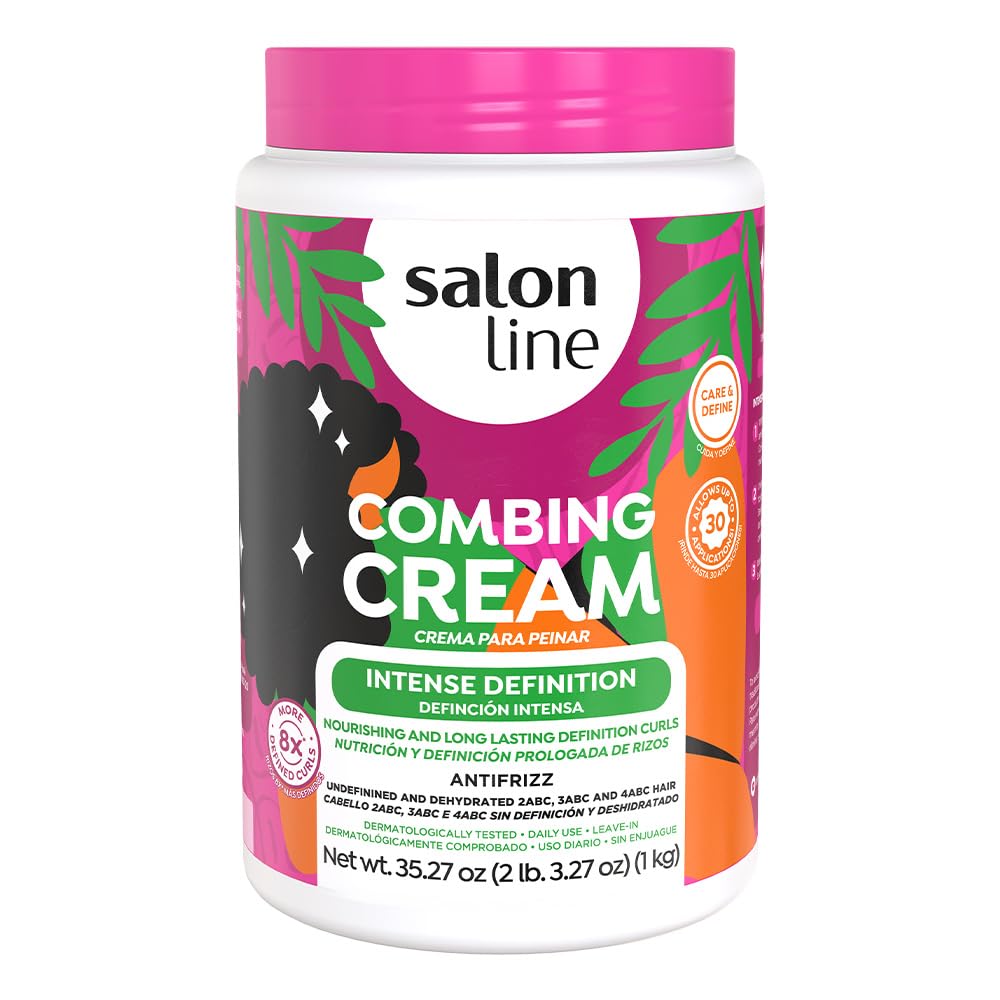 Salon Line front label jar showing product name and size for clear identification