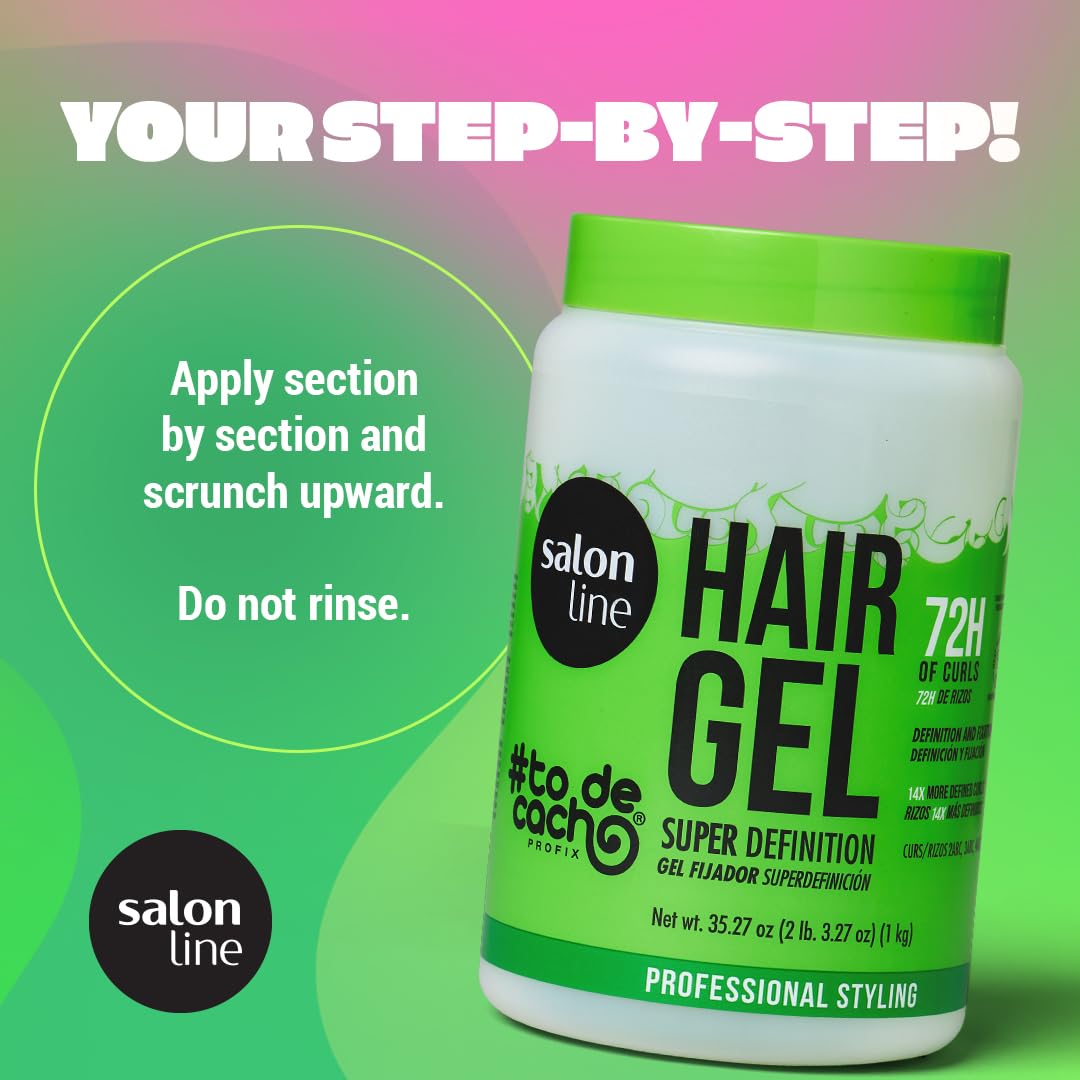 Salon Line ingredients shot with aloe and D‑panthenol, highlights moisturizing benefits