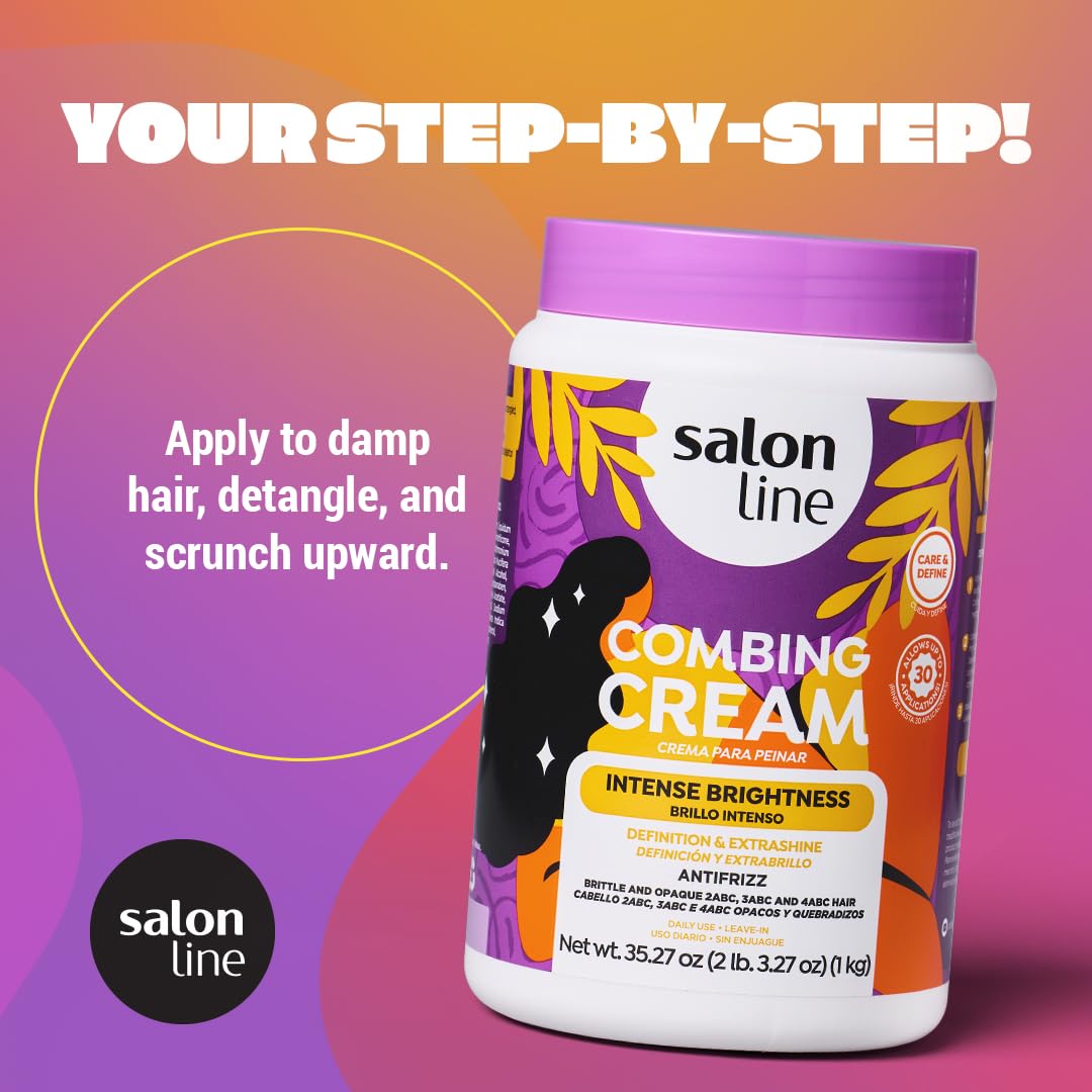 Salon Line cream on palm demonstrating application and smooth distribution