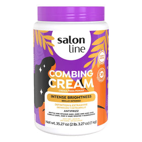 Salon Line label close-up highlighting key actives and application instructions