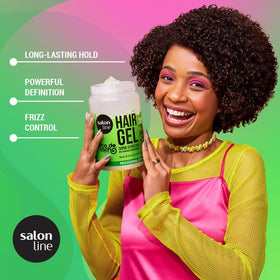 Salon Line open tub close-up of gelatin texture, shows smooth, non-flaky consistency