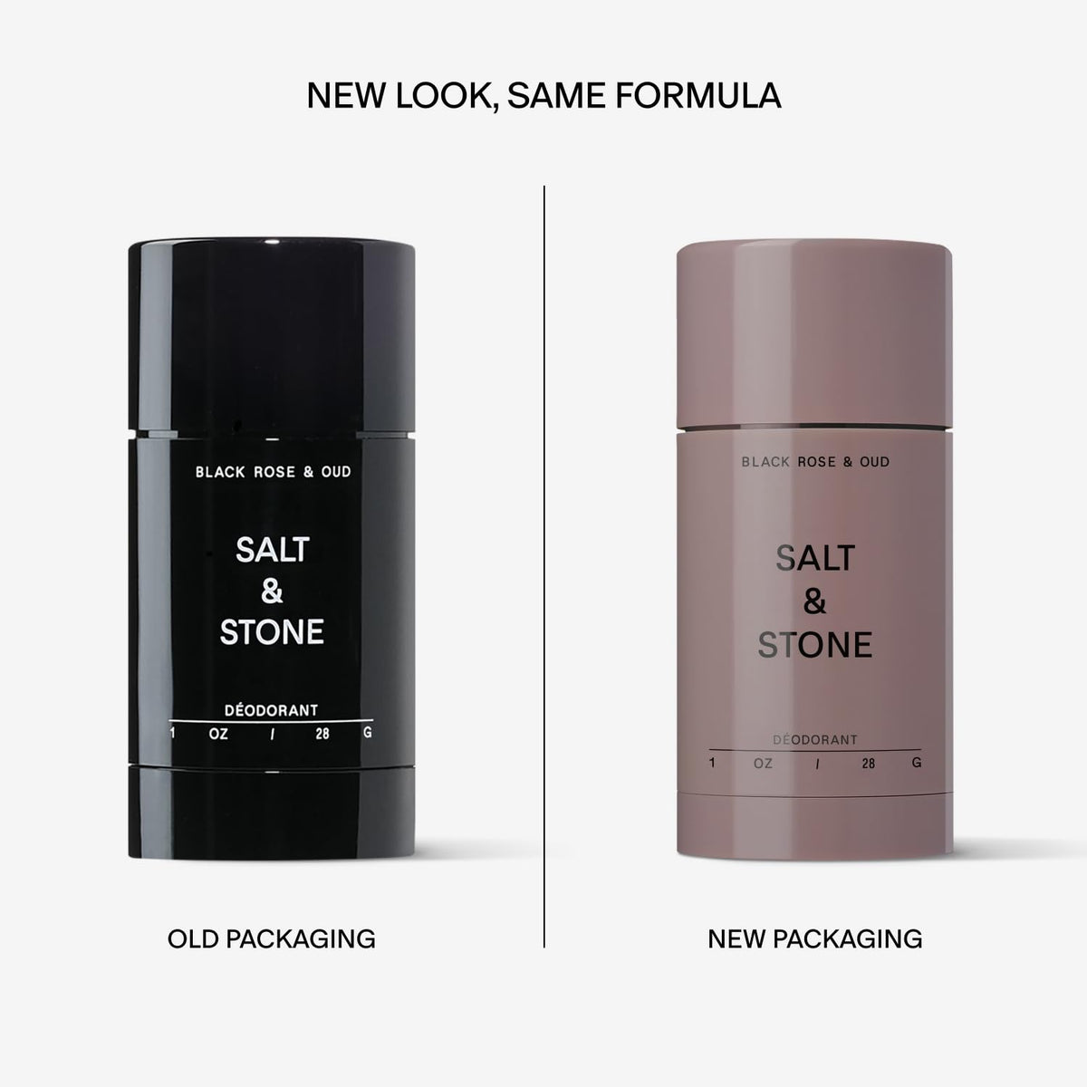 Salt & Stone minis beside common items showing travel-ready size benefit