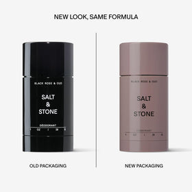 Salt & Stone minis beside common items showing travel-ready size benefit