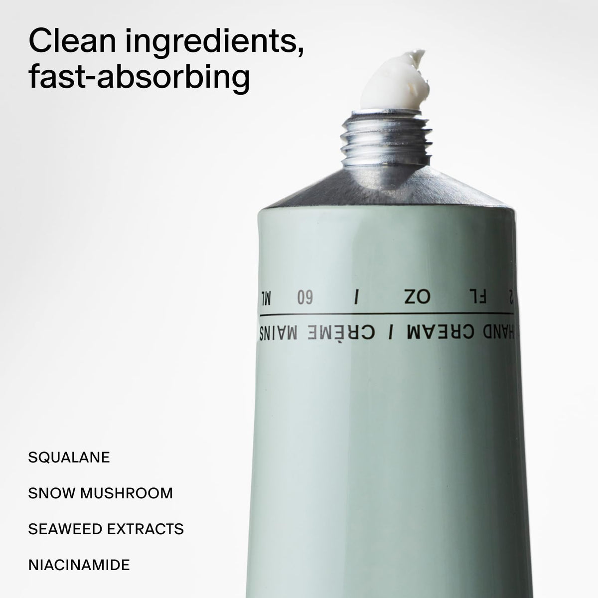 Salt & Stone cream texture close-up demonstrating fast-absorbing hydration
