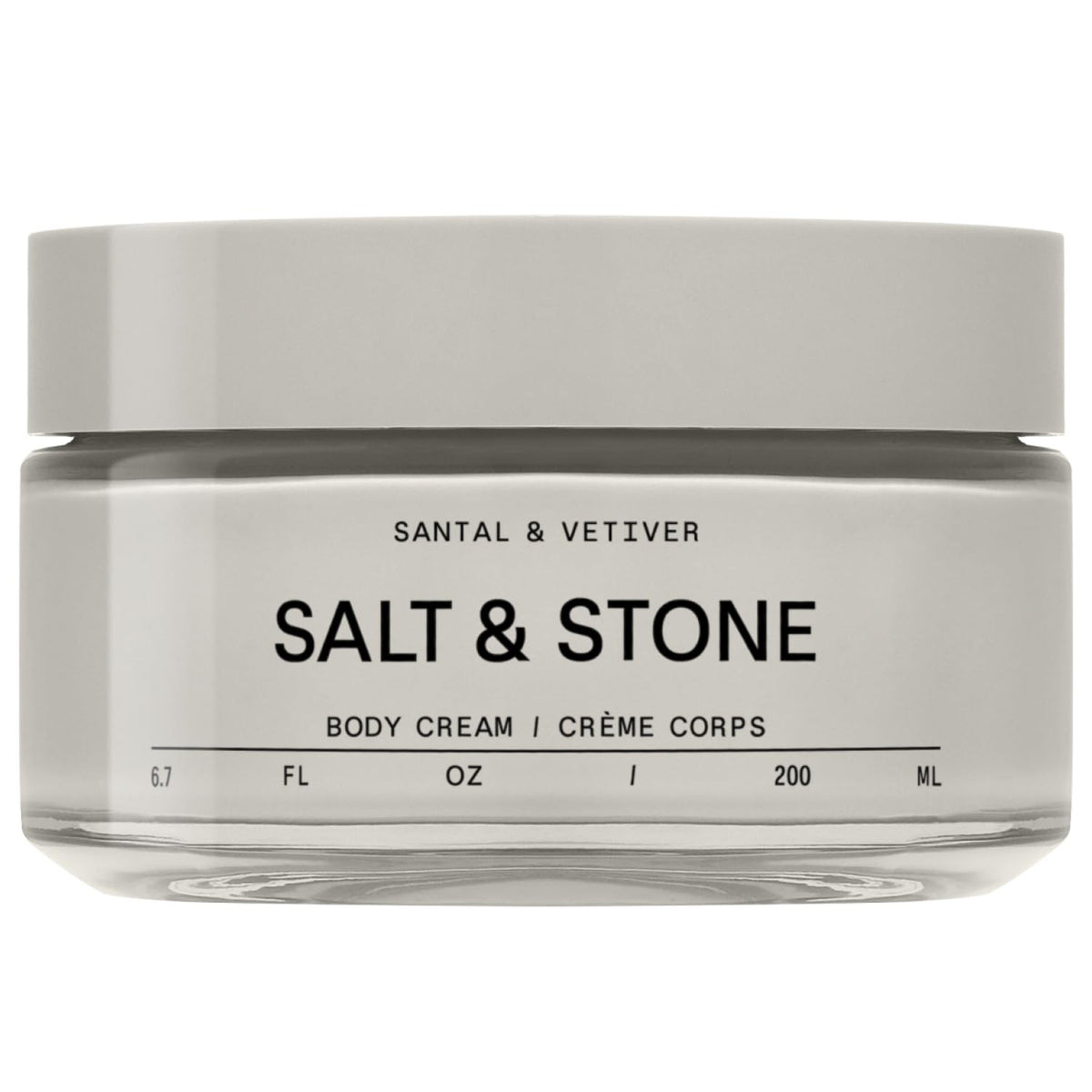 Salt & Stone front packaging showing bottle and label for clear identification and appeal