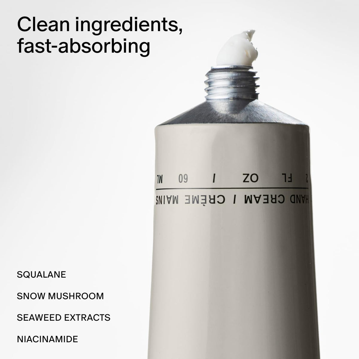 Salt & Stone label close-up highlighting scent name and clean ingredient benefit