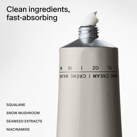 Salt & Stone label close-up highlighting scent name and clean ingredient benefit