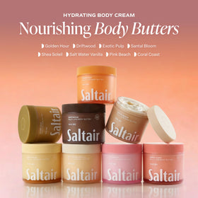 Saltair body butter spread on arm demonstrating smooth application