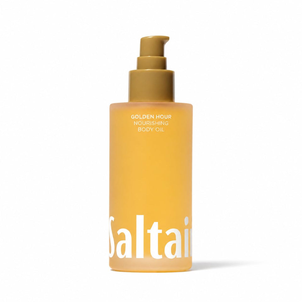 Saltair front bottle showing clean packaging and silky finish benefit