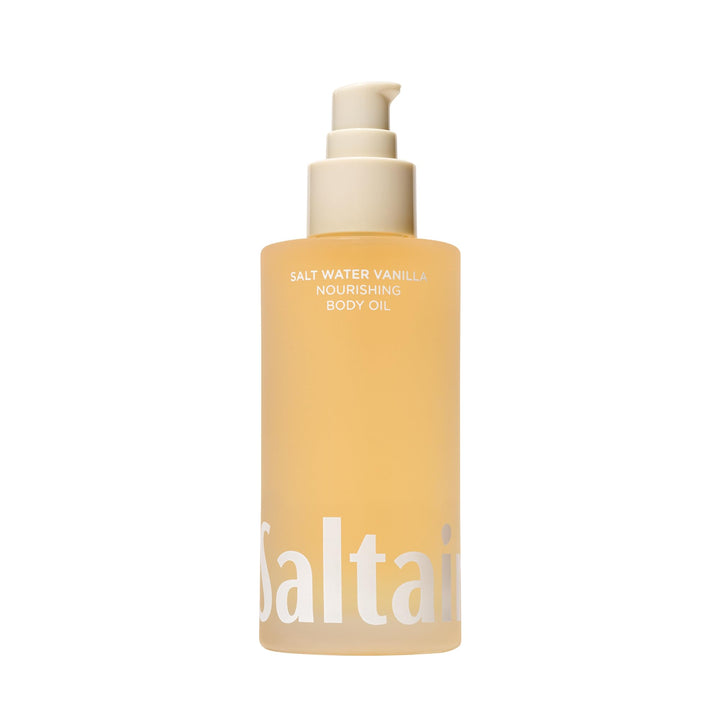 Saltair bottle front view showing sleek packaging and 4oz size for gifting