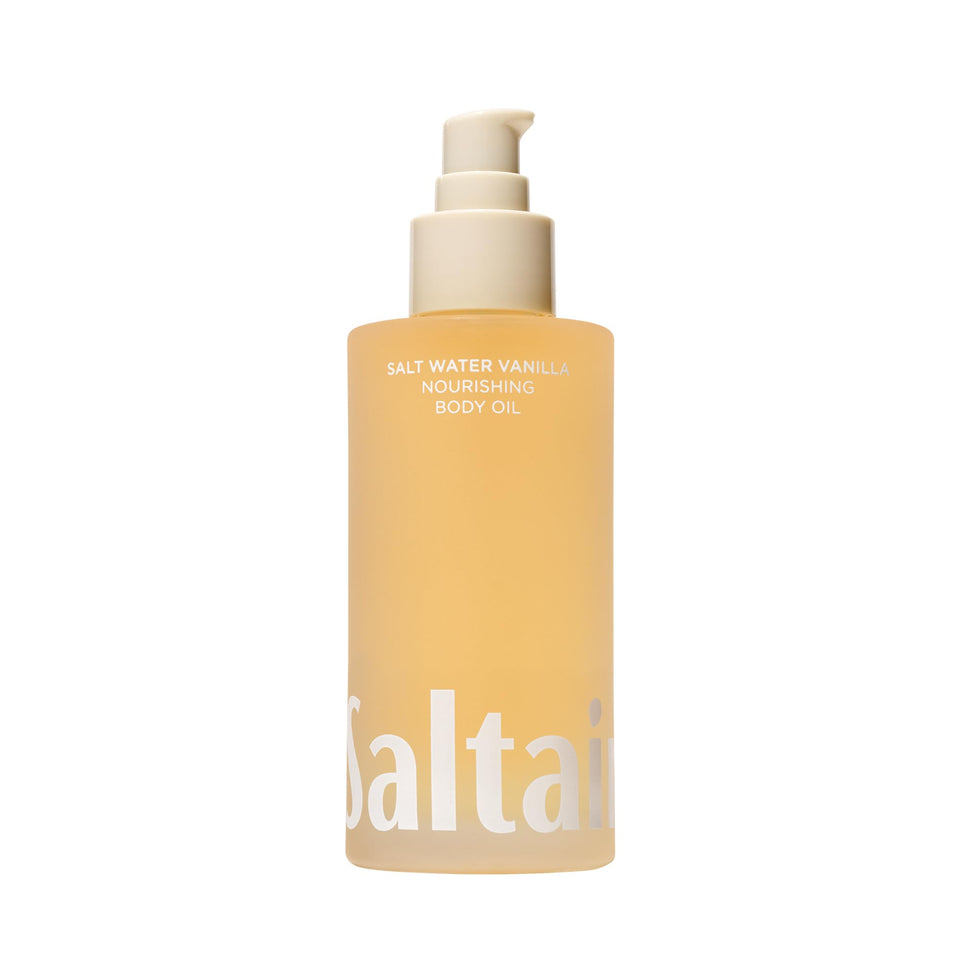 Saltair bottle front view showing sleek packaging and 4oz size for gifting