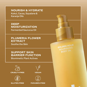 Saltair golden hour fragrance still life evoking tropical scent notes