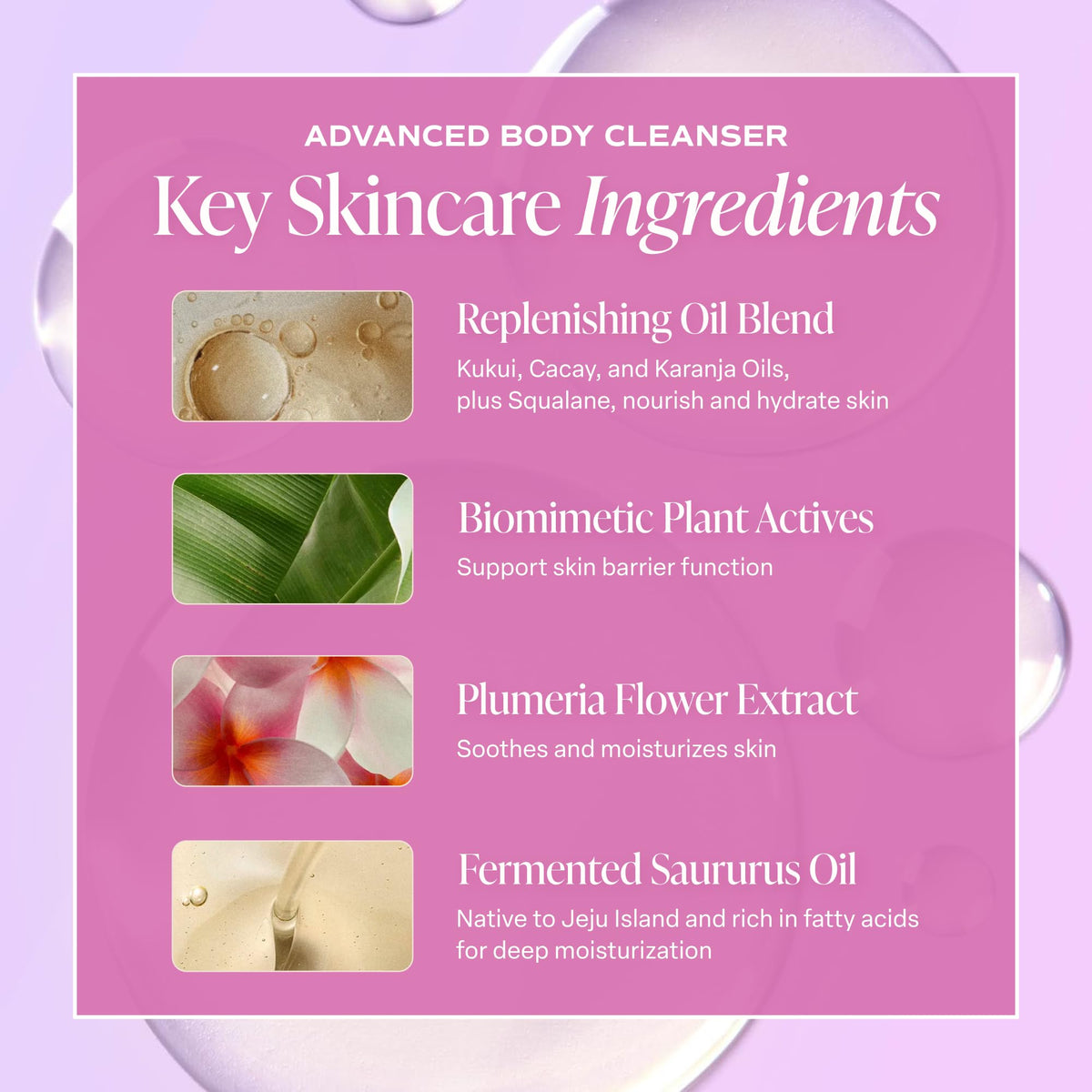 Saltair body oil label close-up showing Island Orchid scent details and clarity