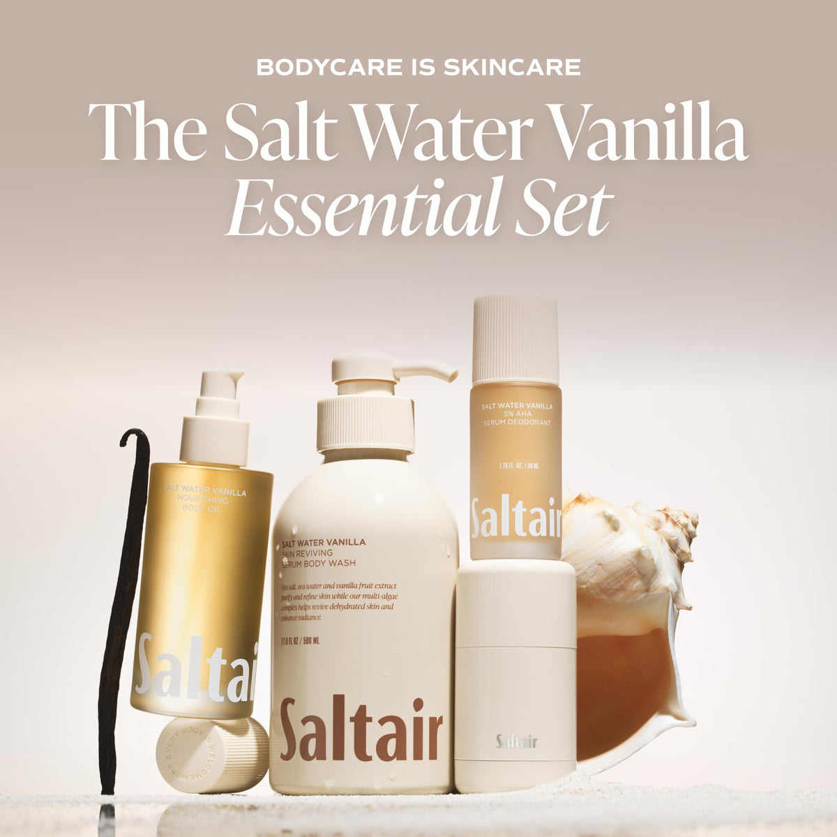 Saltair body oil texture on skin absorbing quickly for non-greasy hydration