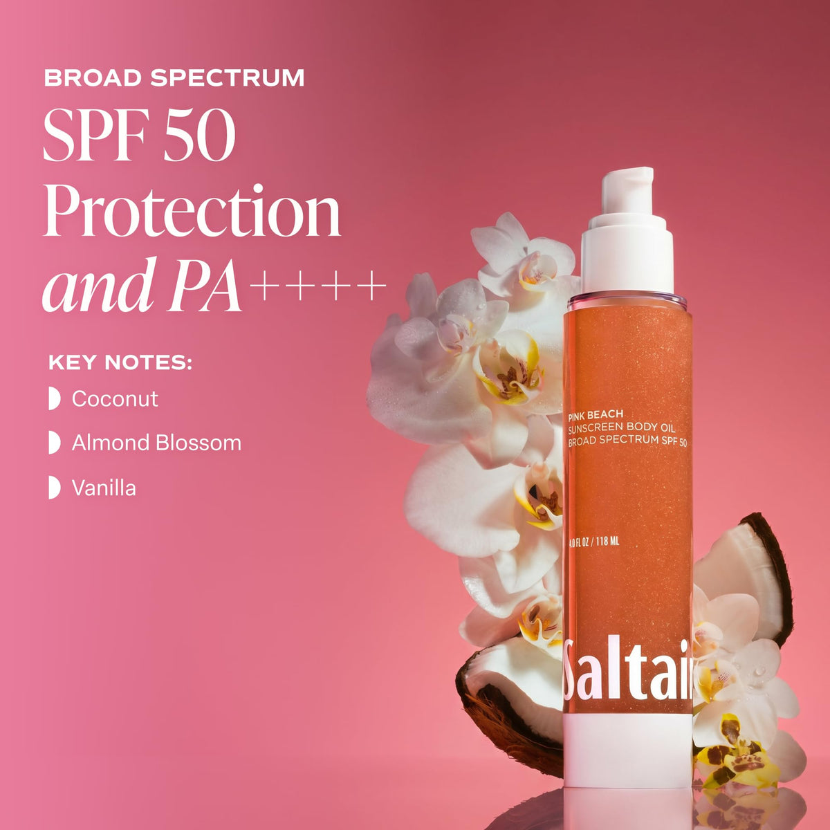 Saltair texture close-up dispensed showing fast-absorbing, dewy finish