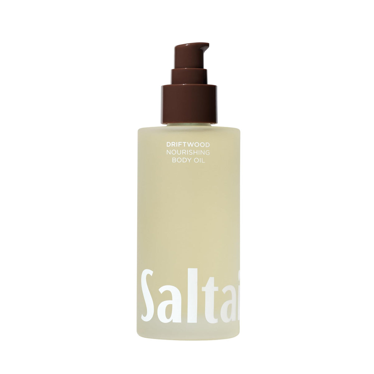 Saltair bottle front view showing driftwood scent and benefits