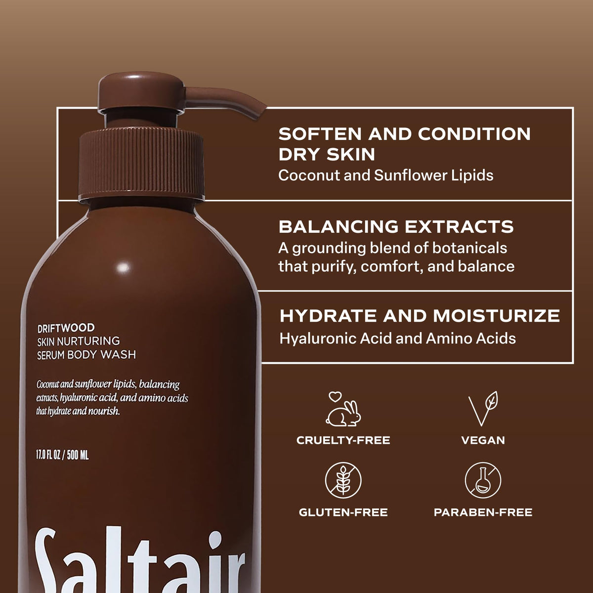 Saltair bottle arranged in bathroom lifestyle setting for ambiance