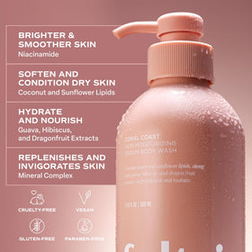 Saltair lifestyle scene by sink conveying clean-beauty vibe and cruelty-free choice