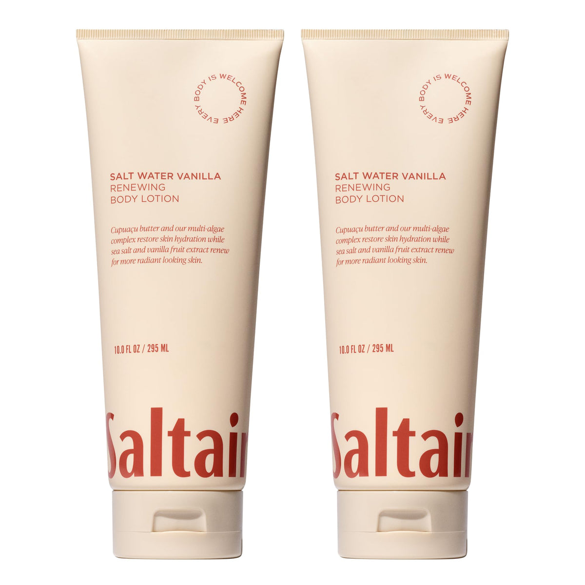 Saltair front packaging two-tube set showing product and label benefits