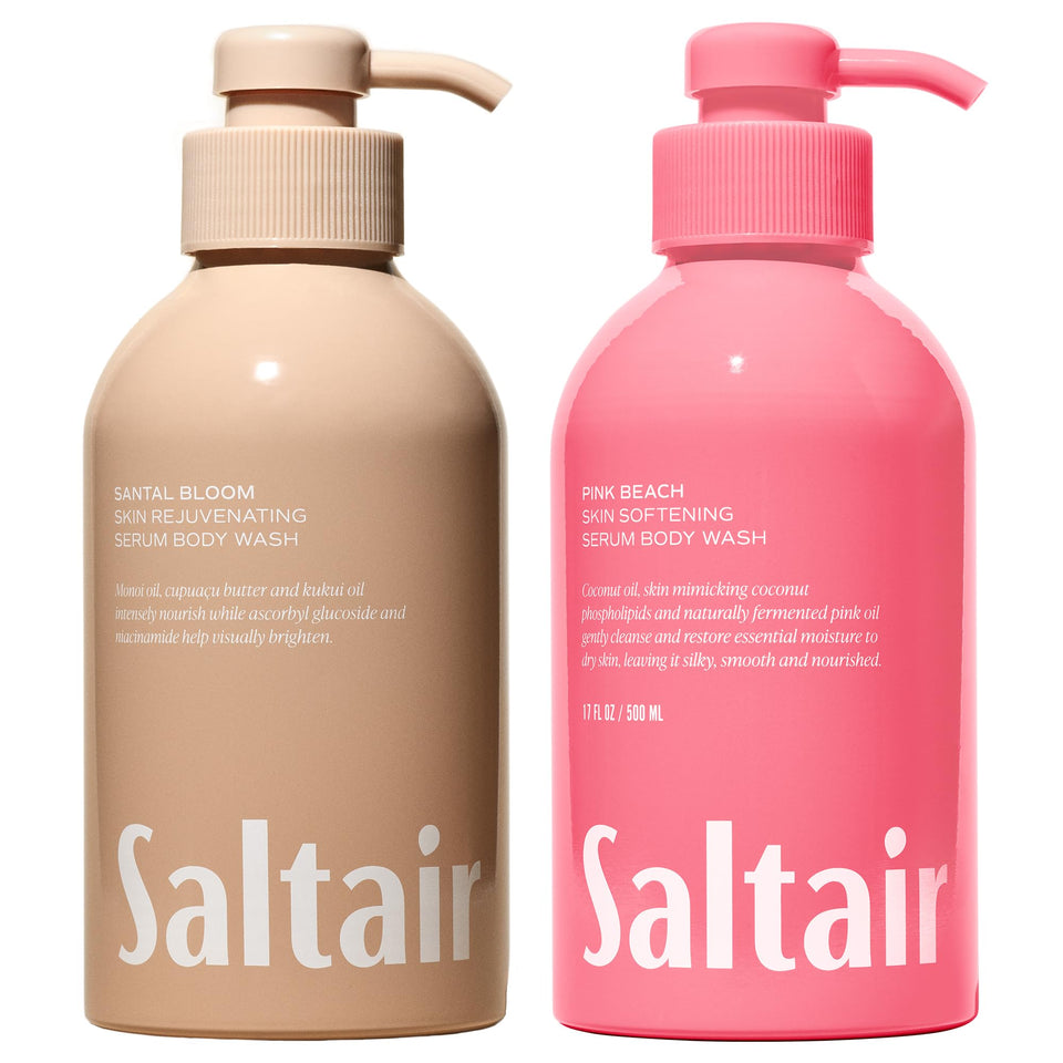 Saltair front packaging showing both 17oz bottles and scent names for easy selection