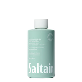 Saltair KP Body Milk front packaging showing bottle and benefits