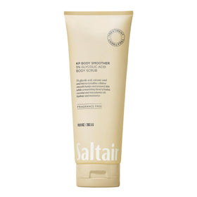 Saltair KP Body Scrub front jar view showing clean packaging and 10oz size benefit