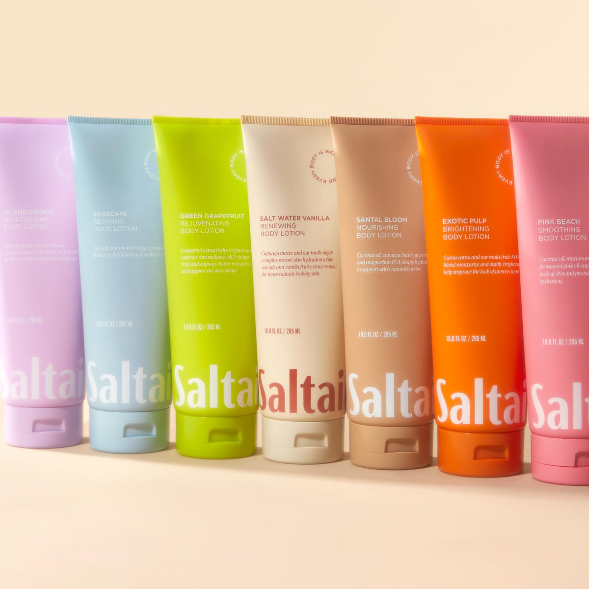 Saltair on bathroom vanity creating a calming skincare ritual