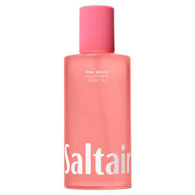 Saltair front bottle view showing Pink Beach oil and sleek packaging for hydration