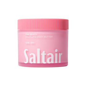 Saltair jar front view showing Pink Beach body butter for deep hydration