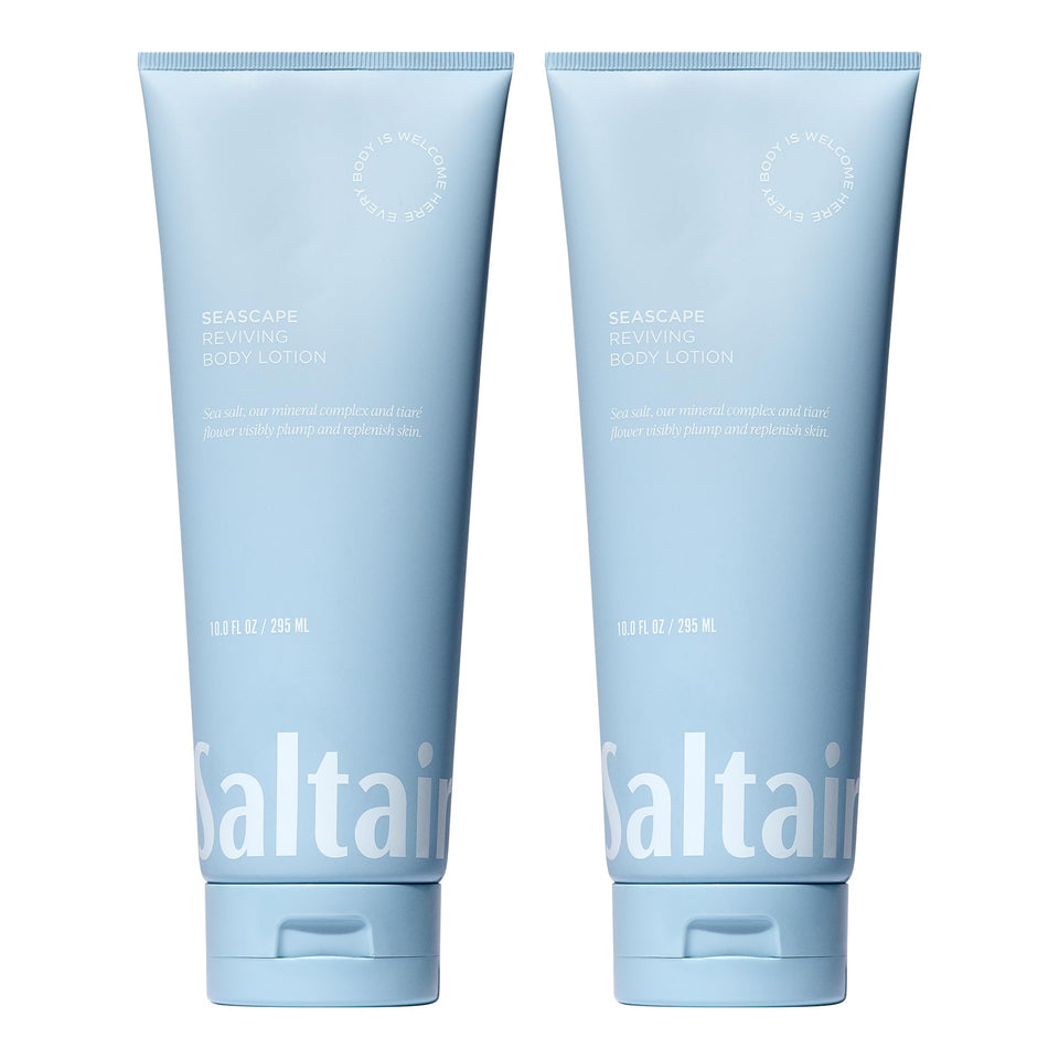 Saltair Seascape front packaging showing two 10oz tubes and product branding for value