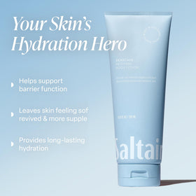 Saltair Seascape open-tube texture revealing creamy lotion and quick-absorbing finish
