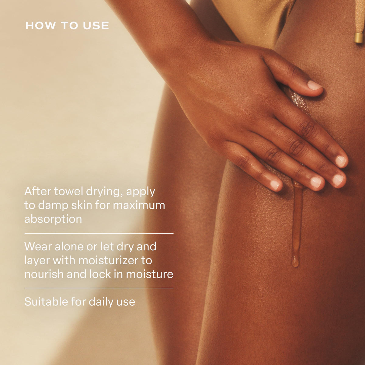 Saltair serum drops on skin zoom emphasizing quick absorption and hydration