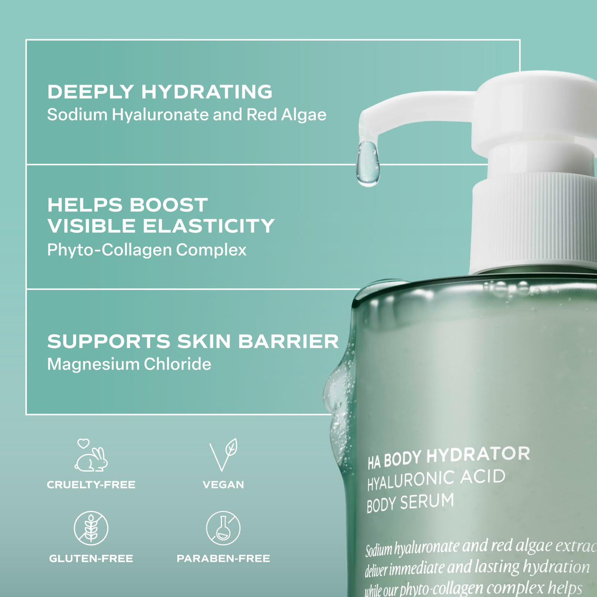 Saltair sheer gel texture on fingertip showing lightweight hydration