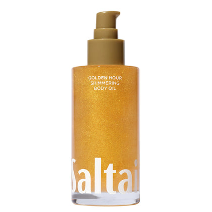 Saltair bottle front view showing sleek packaging and subtle glow benefit