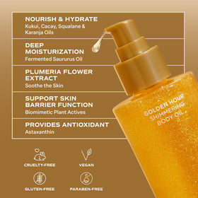 Saltair ingredients arranged to show kukui cacay squalane nourishing benefits