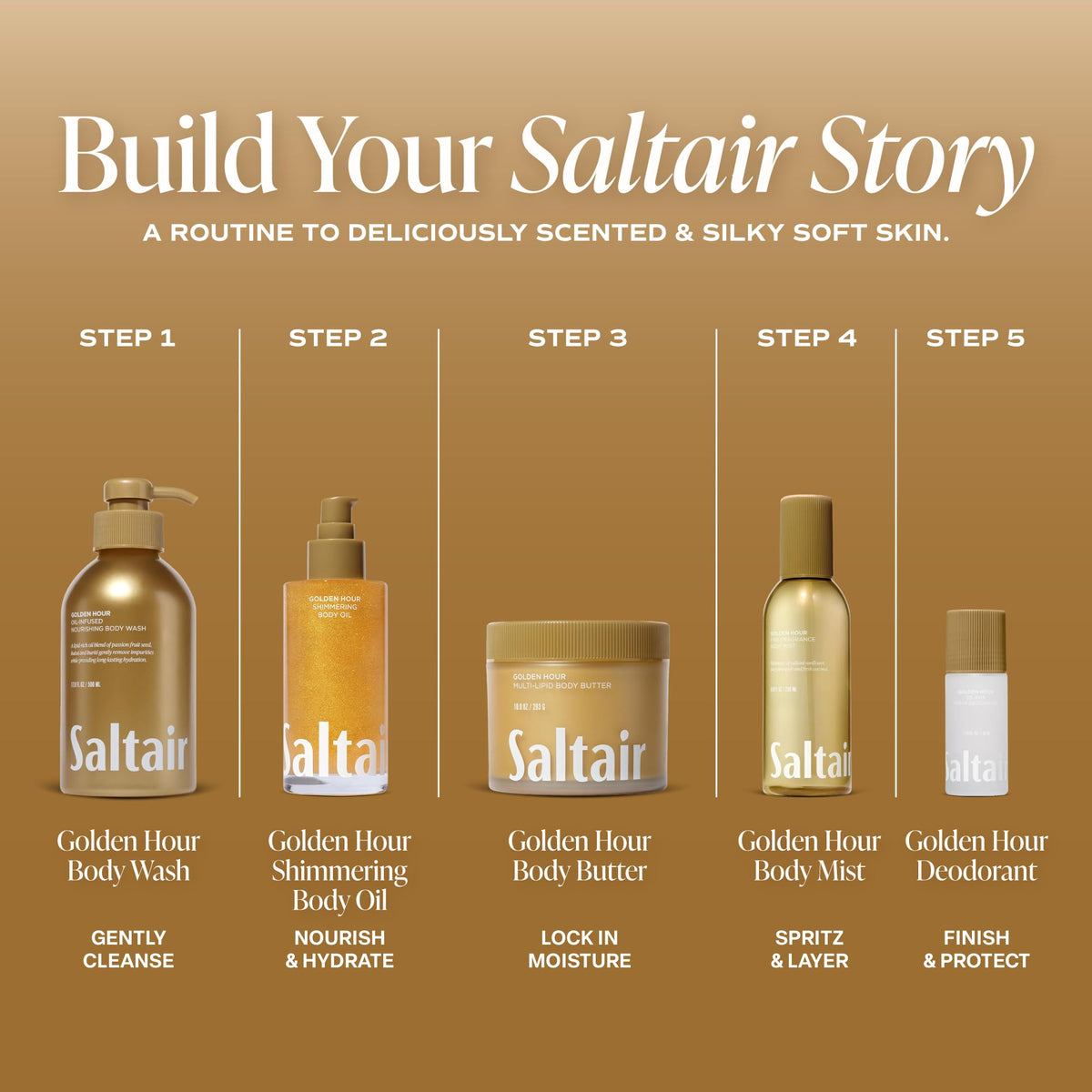 Saltair bottle held in hand to show 4 fl oz scale and travel-friendly size