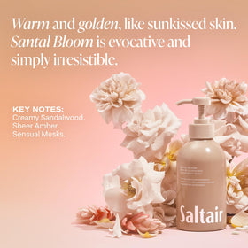 Saltair bottles next to common items to show 17 oz size and portability