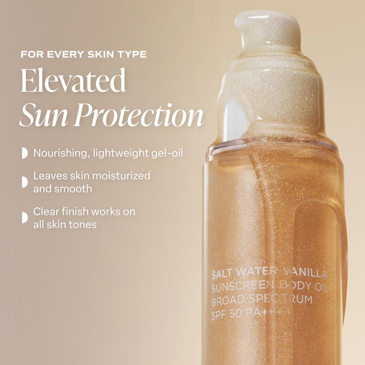 Saltair kukui and mongongo oils with botanical accents showing nourishing hydration
